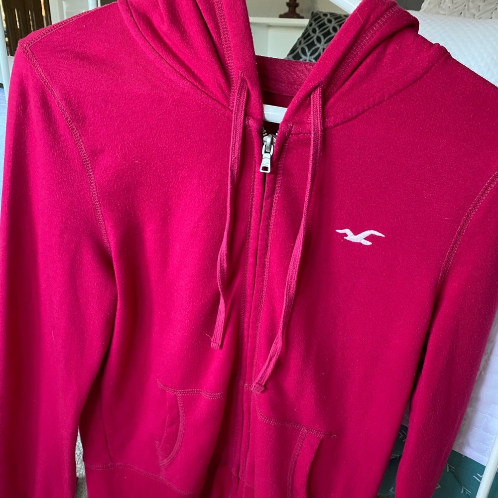 Hollister zip up hoodie